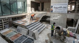 تركيب ارضيات موزاييك
